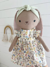 Dress-up Doll Outfit - Bunny print ruffle sleeve dress