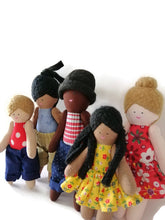 Tiny Custom Dollhouse Family