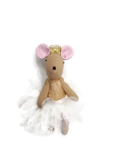 Tiny Ballerina Mouse - choose colour