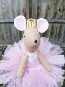 Tiny Ballerina Mouse - choose colour